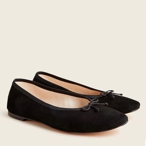 NWT: J. Crew Zoe ballet flats in suede